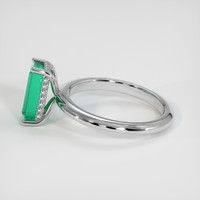 1.54 Ct. Emerald Ring, Platinum 950 4