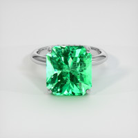 7.95 Ct. Emerald Ring, Platinum 950 1
