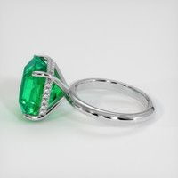 7.95 Ct. Emerald Ring, Platinum 950 4