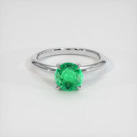 1.02 Ct. Emerald Ring, Platinum 950 1