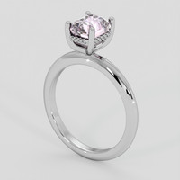 2.01 Ct. Pink Sapphire Ring, Platinum 950 2