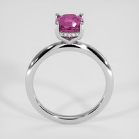 1.59 Ct. Purplish Pink Sapphire Ring, Platinum 950 3