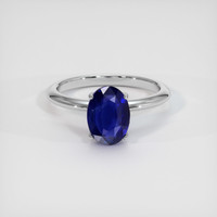 3.11 Ct. Sapphire Ring, Platinum 950 1