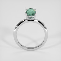 2.15 Ct. Bluish Green Sapphire Ring, Platinum 950 3