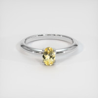 0.53 Ct. Sapphire Ring, Platinum 950 1
