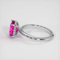 2.49 Ct. Pink Sapphire Ring, Platinum 950 4