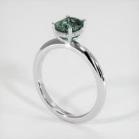 1.56 Ct. Sapphire Ring, Platinum 950 2