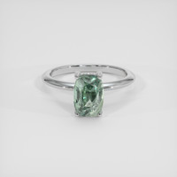 3.20 Ct. Green Sapphire Ring, Platinum 950 1