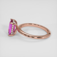 2.11 Ct. Pink Sapphire Ring, 14K Rose Gold 4