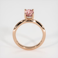 1.80 Ct. Padparadscha Sapphire Ring, 14K Rose Gold 3