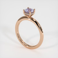1.15 Ct. Sapphire Ring, 14K Rose Gold 2