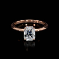 2.11 Ct. Sapphire Ring, 14K Rose Gold 1