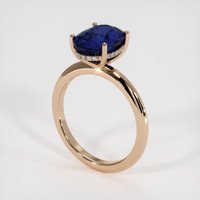4.31 Ct. Sapphire Ring, 18K Rose Gold 2
