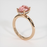 3.07 Ct. Sapphire Ring, 18K Rose Gold 2