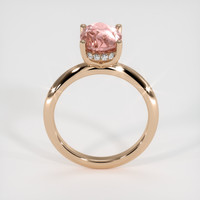 3.07 Ct. Sapphire Ring, 18K Rose Gold 3