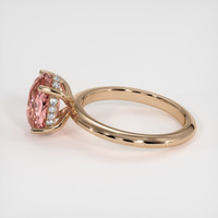 3.07 Ct. Sapphire Ring, 18K Rose Gold 4