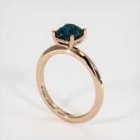 2.03 Ct. Sapphire Ring, 18K Rose Gold 2