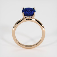 3.83 Ct. Sapphire Ring, 18K Rose Gold 3