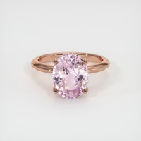 3.61 Ct. Sapphire Ring, 18K Rose Gold 1