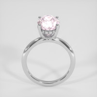 4.41 Ct. Pink Sapphire Ring, 10K White Gold 3