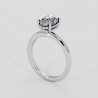 2.44 Ct. Bi Color Sapphire Ring, 10K White Gold 2