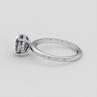 2.44 Ct. Bi Color Sapphire Ring, 10K White Gold 4