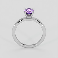 1.22 Ct. Pinkish Purple Sapphire Ring, 10K White Gold 3