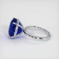 12.55 Ct. Sapphire Ring, 14K White Gold 4