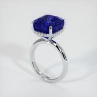 13.61 Ct. Sapphire Ring, 14K White Gold 2