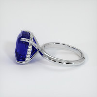 13.61 Ct. Sapphire Ring, 14K White Gold 4