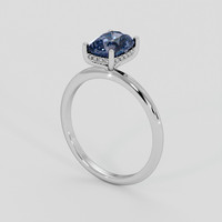 2.83 Ct. Bi Color Tanzanite Ring, 14K White Gold 2
