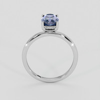 2.83 Ct. Bi Color Tanzanite Ring, 14K White Gold 3
