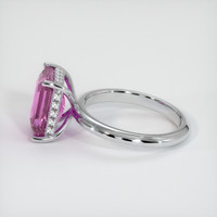 6.02 Ct. Sapphire Ring, 14K White Gold 4