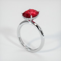Ruby Ring 4.24 Ct., 14K White Gold Preview