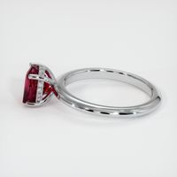 1.71 Ct. Ruby Ring, 14K White Gold 4