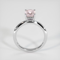 3.09 Ct. Peach Sapphire Ring, 14K White Gold 3