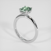 2.60 Ct. Bi Color Sapphire Ring, 14K White Gold 2