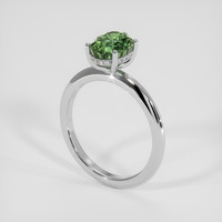 2.53 Ct. Bi Color Sapphire Ring, 14K White Gold 2