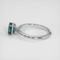 1.21 Ct. Sapphire Ring, 14K White Gold 4