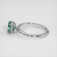 1.58 Ct. Sapphire Ring, 14K White Gold 4
