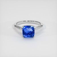 3.05 Ct. Sapphire Ring, 18K White Gold 1