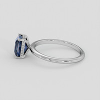 2.83 Ct. Bi Color Tanzanite Ring, 18K White Gold 4