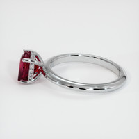 1.71 Ct. Ruby Ring, 18K White Gold 4