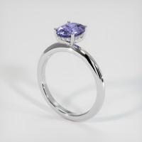 1.70 Ct. Sapphire Ring, 18K White Gold 2
