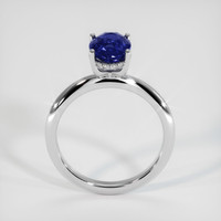 3.11 Ct. Sapphire Ring, 18K White Gold 3
