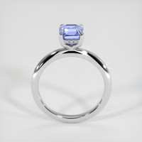 1.52 Ct. Purplish Blue Sapphire Ring, 18K White Gold 3