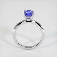 1.36 Ct. Blue Sapphire Ring, 18K White Gold 2