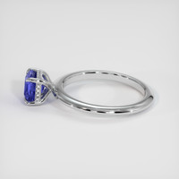 1.36 Ct. Blue Sapphire Ring, 18K White Gold 3