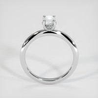 0.78 Ct. Grey Sapphire Ring, 18K White Gold 3