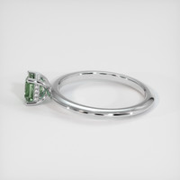 1.15 Ct. Sapphire Ring, 18K White Gold 4